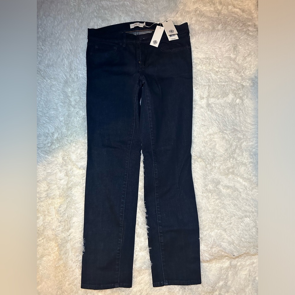 Authentic Women's Tory Burch Dark Denim Jeans